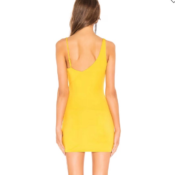 h:ours (REVOLVE) Jaxton Yellow Mini Dress | Size: XS - Picture 3 of 8